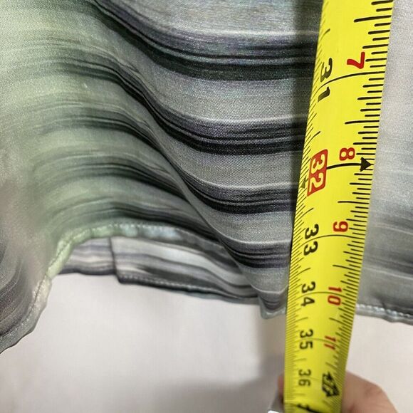 Aminaka Wilmont NWT Silk and Cotton button up shirt dress tunic size 8 - Picture 9 of 11